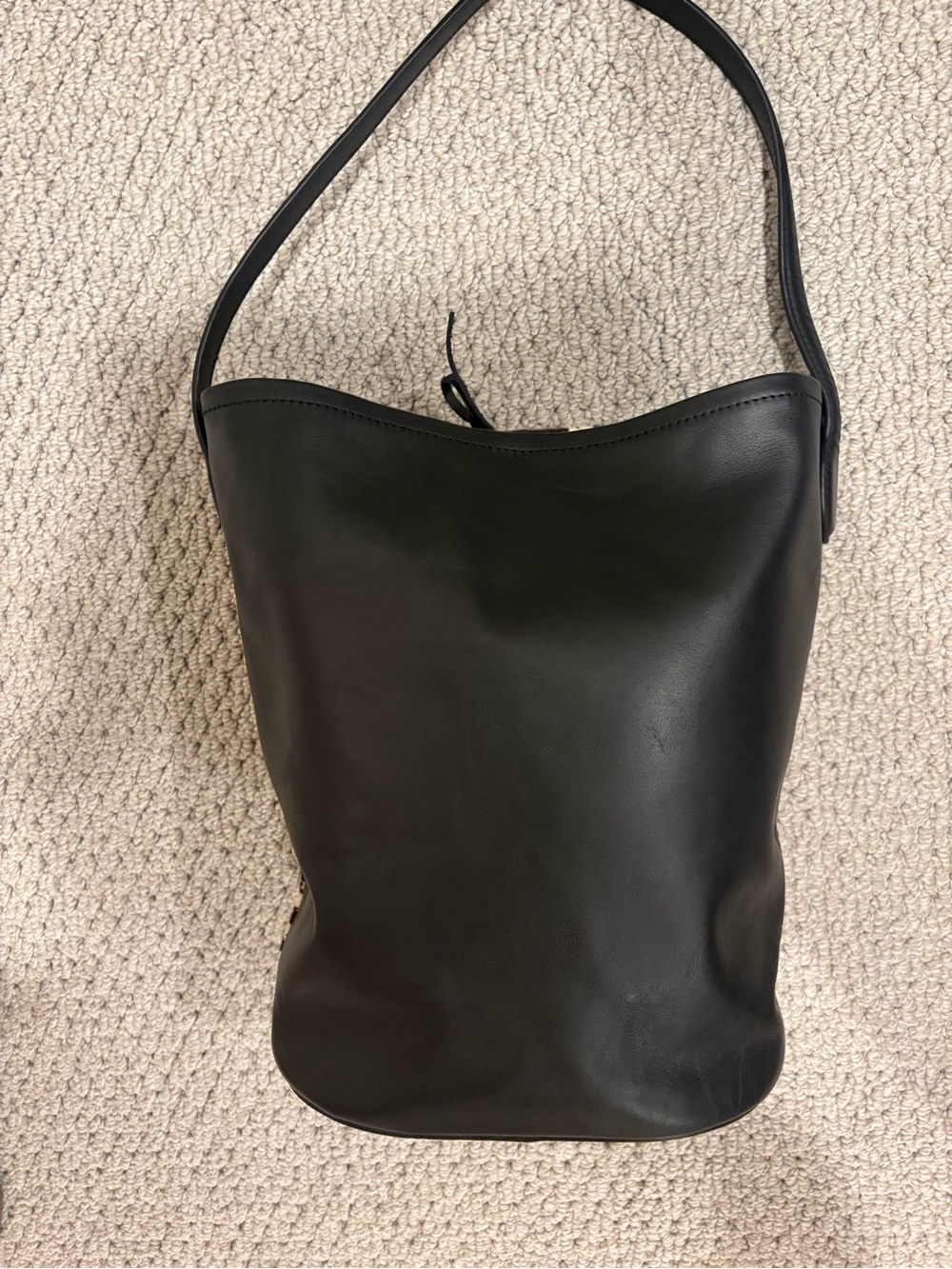 J.Crew Berkeley Bucket Bag in Leather and Calf Hair - Picture 3 of 10